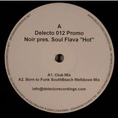 Noir Pres. Soul Flava - Noir Pres. Soul Flava - HOT - Delecto Recordings