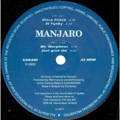 Manjaro - Manjaro - Disco Frisco - First Impression