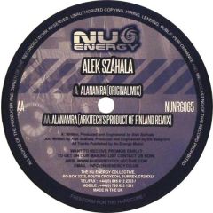 Alek Szahala - Alek Szahala - Alanamra - Nu Energy