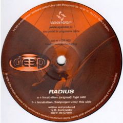 Radius - Radius - Incubation - Deep Records