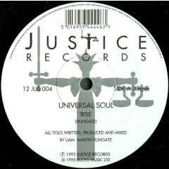 Universal Soul - Universal Soul - Rise - Justice Records