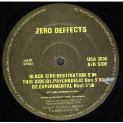 Zero Deffects - Zero Deffects - Destination - Mackenzie Records