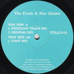 Freak & Mac Zimms - Freak & Mac Zimms - Distant Stab - Tripoli Trax