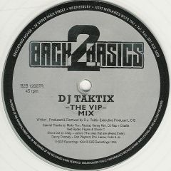 DJ Taktix - DJ Taktix - The Way (Vip Mix) (Clear Vinyl) - Back2Basics