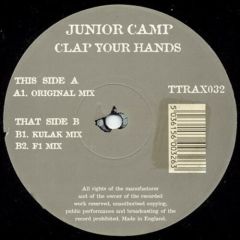 Junior Camp - Junior Camp - Clap Your Hands - Tripoli Trax