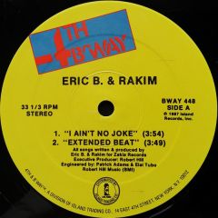 Eric B & Rakim - Eric B & Rakim - I Aint No Joke - 4th & Broadway