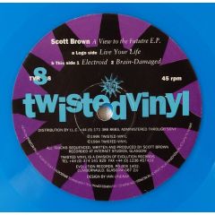 Scott Brown - Scott Brown - A View To The Future EP (Blue Vinyl) - Twisted Vinyl