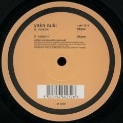 Yaka Suki - Yaka Suki - Invader / Babylon - Ground Groove