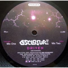 Phaser - Phaser - Driven - Disclosure