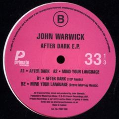 John Warwick - John Warwick - After Dark EP - Primate
