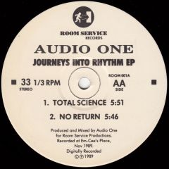 Audio One - Audio One - Journeys Into Rhythm EP - Room Service