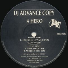 4 Hero - 4 Hero - Cooking Up Ya Brain - Reinforced