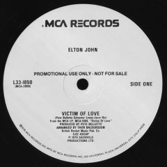 Elton John - Elton John - Victim Of Love - MCA