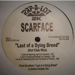 Scarface - Scarface - Last Of A Dying Breed (Sampler) - Rap A Lot