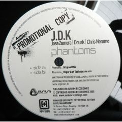 J.D.K. - J.D.K. - Phantoms - Aurium Recordings