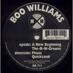 Boo Williams - Boo Williams - A New Beginning - Relief Records