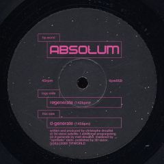 Absolum - Absolum - Regenerate / D-Generate - Tip World