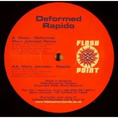 Daley / Marc Johnson - Daley / Marc Johnson - Deformed (Remix) / Rapido - Flashpoint