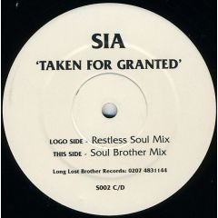 SIA - SIA - Taken For Granted - Long Lost Brother