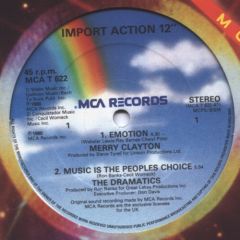 Merry Clayton / Dramatics - Merry Clayton / Dramatics - Emotion / Music Is The Peoples Choice - MCA