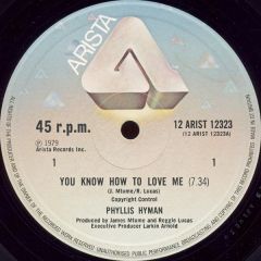 Phyllis Hyman. - Phyllis Hyman. - You Know How To Love Me - Arista
