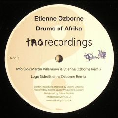 Etienne Ozborne - Etienne Ozborne - Drums Of Afrika - Tao Recordings