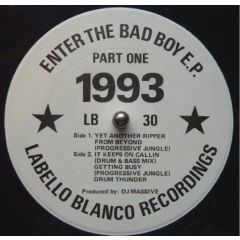 DJ Massive - DJ Massive - Enter The Bad Boy EP - Labello Blanco