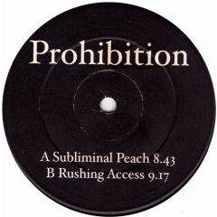 Subliminal Cuts & Peech Boys - Subliminal Cuts & Peech Boys - Don't Make Me Wait Over Le Voie - White Prohibition