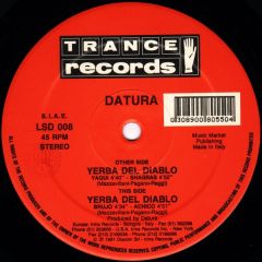 Datura - Datura - Verba Del Diablo - Trance Records