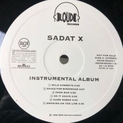 Sadat X - Sadat X - Wild Cowboys (Instrumentals) - Loud Records