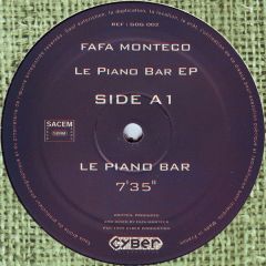 Fafa Monteco - Fafa Monteco - Le Piano Bar EP - Grain Of Groove