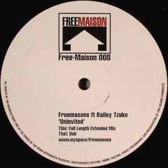 Freemasons Ft Bailey Tzuke - Freemasons Ft Bailey Tzuke - Uninvited - Freemaison