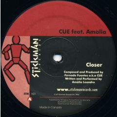 Cue Feat Amalia - Cue Feat Amalia - Closer - Stickman