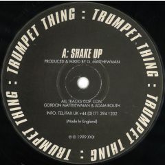 Gordon Matthewman - Gordon Matthewman - Shake Up - Tpt Thing 2