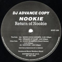 Nookie - Nookie - Return Of Nookie - Reinforced Records