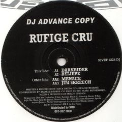 Rufige Cru - Rufige Cru - Darkrider - Reinforced Records