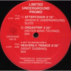 Sasha (The Italian One) - Sasha (The Italian One) - Heavenly Trance - Limited Underground