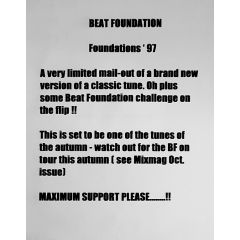 Beat Foundation - Beat Foundation - Foundations II - Skinnymalinky Records