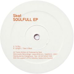 Skat - Skat - Soulful EP - Sthlm Audio