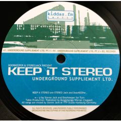 Stereo Jack & Doorkeeper Present Keep It Stereo - Stereo Jack & Doorkeeper Present Keep It Stereo - Underground Suppliement Ltd. - Kiddaz.fm