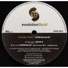Sonar Zone - Sonar Zone - Adrenalin EP - Evolution Gold