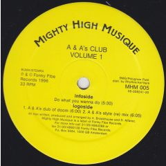 a & a's Club - a & a's Club - Volume 1 - Mighty High Musique