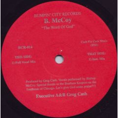 B Mccoy - B Mccoy - The Word Of God - Bumpin City