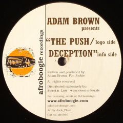 Adam Brown - Adam Brown - The Push - Afroboogie 10