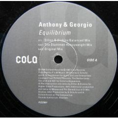 Anthony & Georgio - Anthony & Georgio - Equilibrium - Cola Records