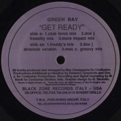 Green Bay - Green Bay - Get Ready - Black Zone Records