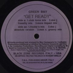 Green Bay - Green Bay - Get Ready - Black Zone Records