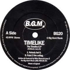 Timelike - Timelike - The Timelike EP - Big Giant Music