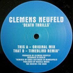 Clemens Neufeld - Clemens Neufeld - Death Thrills - Missile Records