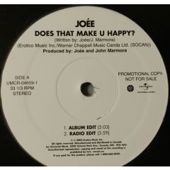 Joée - Joée - Does That Make You Happy? - Universal Music